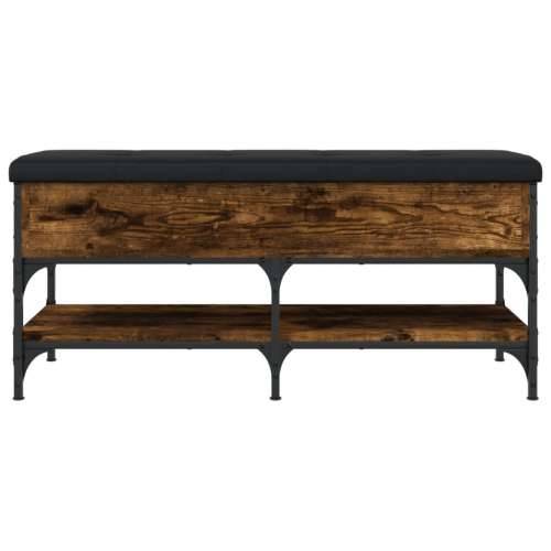 Klupa za cipele boja hrasta 102x42x45 cm konstruirano drvo - Dimljeni hrast 102 x 42 x 45 cm Cijena