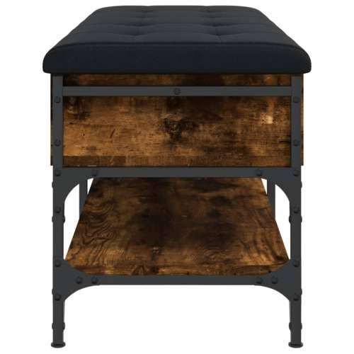 Klupa za cipele boja hrasta 102x42x45 cm konstruirano drvo - Dimljeni hrast 102 x 42 x 45 cm Cijena