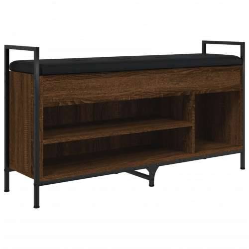 Klupa za cipele boja smeđeg hrasta 105,5x32x57,5 cm drvena - Smeđi hrast 105.5 x 32 x 57.5 cm Cijena