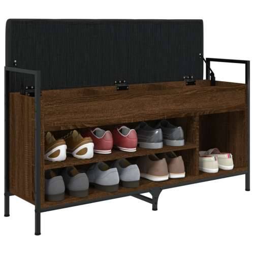 Klupa za cipele boja smeđeg hrasta 105,5x32x57,5 cm drvena - Smeđi hrast 105.5 x 32 x 57.5 cm Cijena