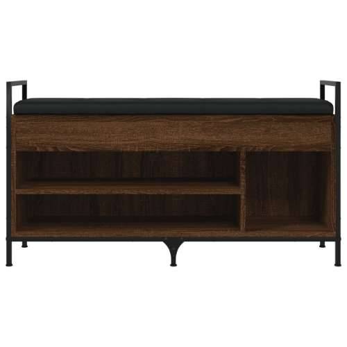 Klupa za cipele boja smeđeg hrasta 105,5x32x57,5 cm drvena - Smeđi hrast 105.5 x 32 x 57.5 cm Cijena