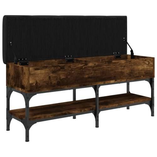 Klupa za cipele boja hrasta 102x32x45 cm konstruirano drvo - Dimljeni hrast 102 x 32 x 45 cm Cijena