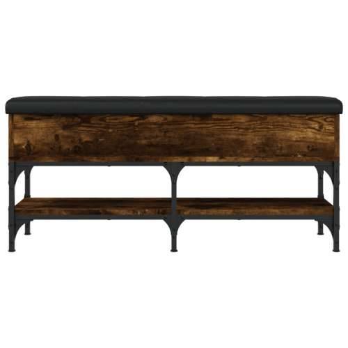 Klupa za cipele boja hrasta 102x32x45 cm konstruirano drvo - Dimljeni hrast 102 x 32 x 45 cm Cijena