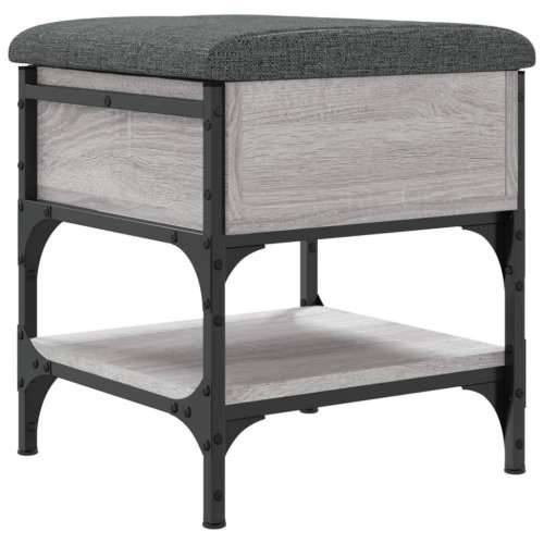 Klupa za cipele siva boja hrasta 42x42x45 cm konstruirano drvo - Sivi hrast sonoma 42 x 42 x 45 cm Cijena