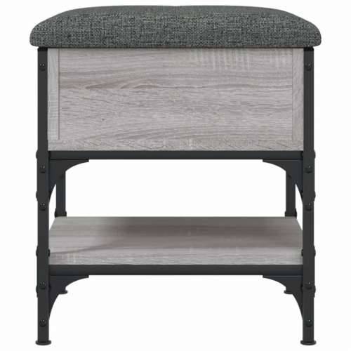 Klupa za cipele siva boja hrasta 42x42x45 cm konstruirano drvo - Sivi hrast sonoma 42 x 42 x 45 cm Cijena