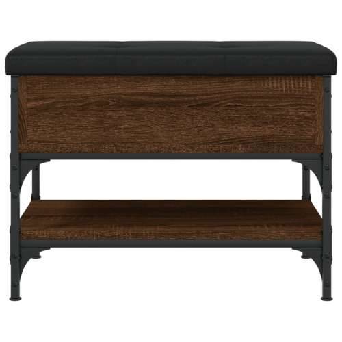 Klupa za cipele boja hrasta 62x42x45 cm od konstruiranog drva - Smeđi hrast 62 x 42 x 45 cm Cijena