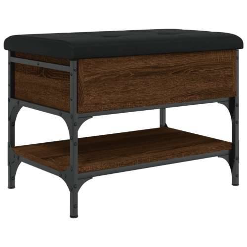 Klupa za cipele boja hrasta 62x42x45 cm od konstruiranog drva - Smeđi hrast 62 x 42 x 45 cm Cijena