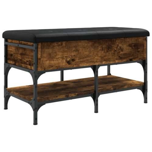 Klupa za cipele boja hrasta 82x42x45 cm od konstruiranog drva - Dimljeni hrast 82 x 42 x 45 cm Cijena