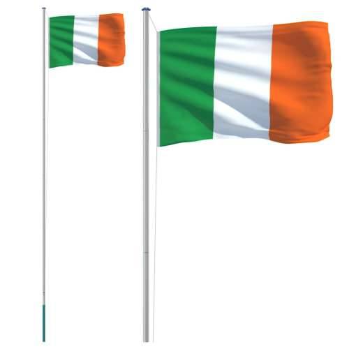 Irska zastava i jarbol 6,23 m aluminijska Cijena