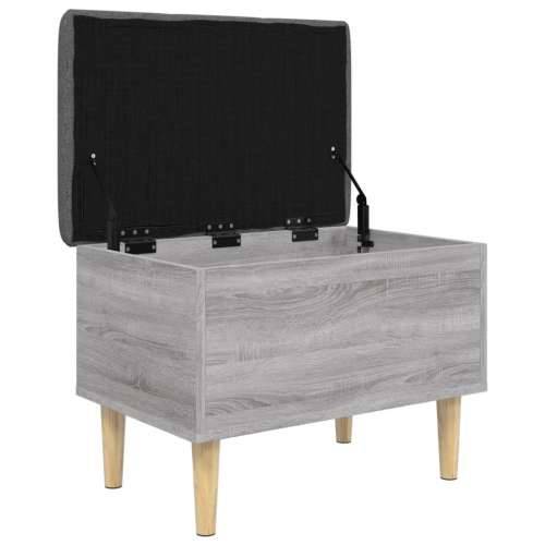 Klupa za pohranu siva boja hrasta 62x42x46 cm konstruirano drvo - Sivi hrast sonoma 62 x 42 x 46 cm Cijena