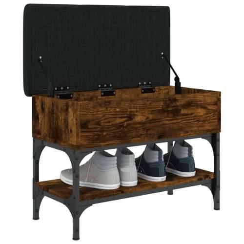 Klupa za cipele boja hrasta 62x32x45 cm konstruirano drvo - Dimljeni hrast 62 x 32 x 45 cm Cijena