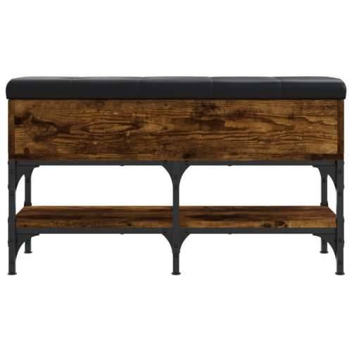 Klupa za cipele boja hrasta 82x32x45 cm konstruirano drvo - Dimljeni hrast 82 x 32 x 45 cm Cijena