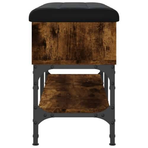 Klupa za cipele boja hrasta 82x32x45 cm konstruirano drvo - Dimljeni hrast 82 x 32 x 45 cm Cijena