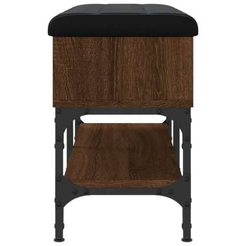 Klupa za cipele smeđa boja hrasta 82x32x45 cm konstruirano drvo - Smeđi hrast 82 x 32 x 45 cm Cijena