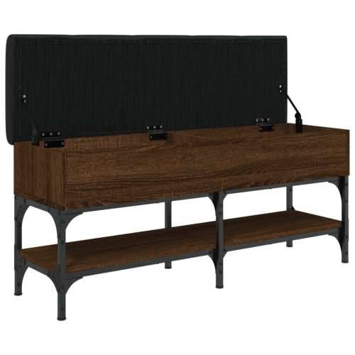 Klupa za cipele smeđa boja hrasta 102x32x45cm konstruirano drvo - Smeđi hrast 102 x 32 x 45 cm Cijena