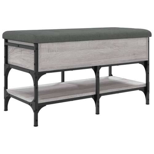 Klupa za cipele siva boja hrasta 82x42x45 cm konstruirano drvo - Sivi hrast sonoma 82 x 42 x 45 cm Cijena
