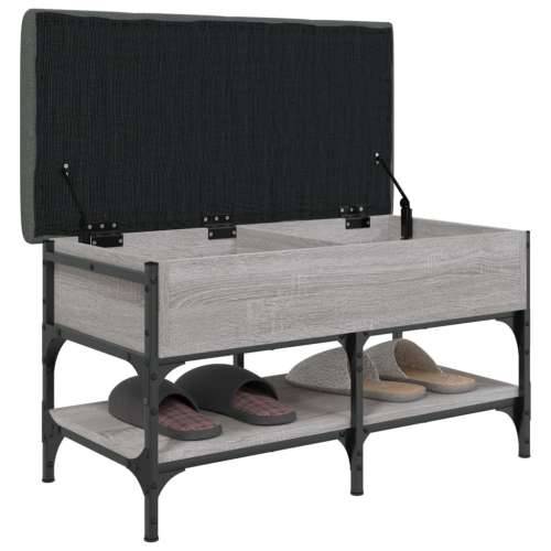 Klupa za cipele siva boja hrasta 82x42x45 cm konstruirano drvo - Sivi hrast sonoma 82 x 42 x 45 cm Cijena