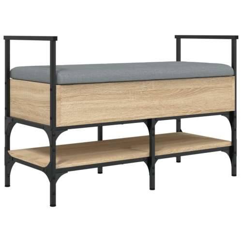 Klupa za cipele boja hrasta 85,5x42x57,5 cm konstruirano drvo - sonoma hrast Cijena