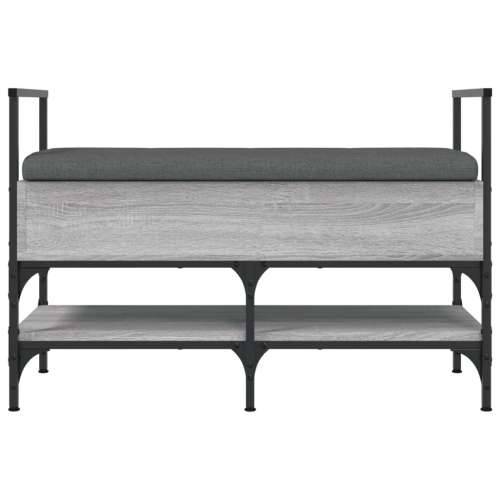 Klupa za cipele siva boja hrasta 85,5x42x57,5 cm drvena - Sivi hrast sonoma Cijena
