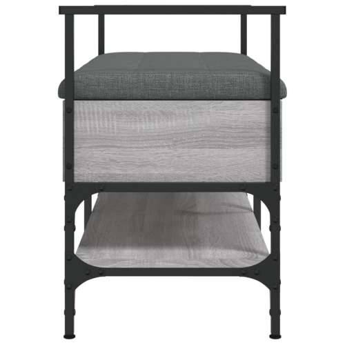 Klupa za cipele siva boja hrasta 85,5x42x57,5 cm drvena - Sivi hrast sonoma Cijena