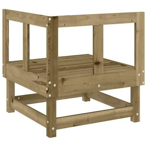 Kutna vrtna sofa od impregnirane borovine - Prirodno impregnirano 1 kutna sofa Cijena