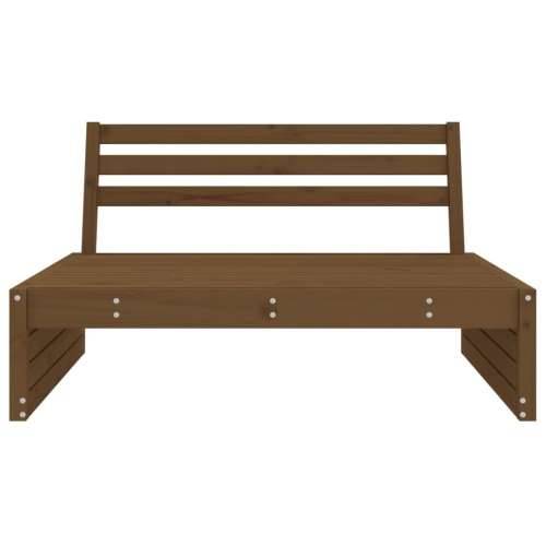 Srednja vrtna sofa boja meda 120x80 cm od masivne borovine - Smeđa boja bora 1 srednja sofa Cijena