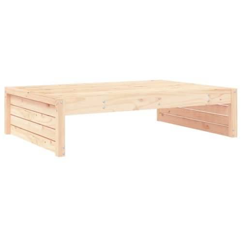 Vrtni tabure 120 x 80 cm od masivne borovine - Prirodna boja bora 1 naslon za noge Cijena