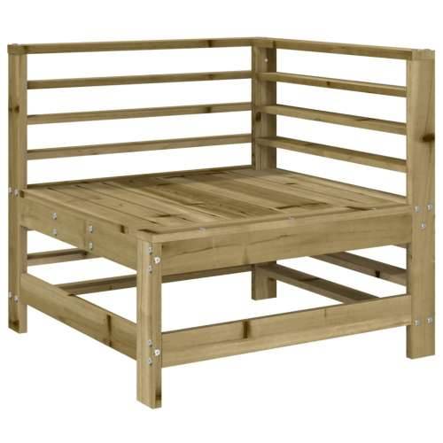 Kutne vrtne sofe 2 kom od impregnirane borovine - Prirodno impregnirano 1 Kutna sofa (2 kom) Cijena