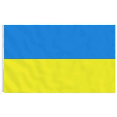 Ukrajinska zastava i jarbol 6,23 m aluminijska Cijena