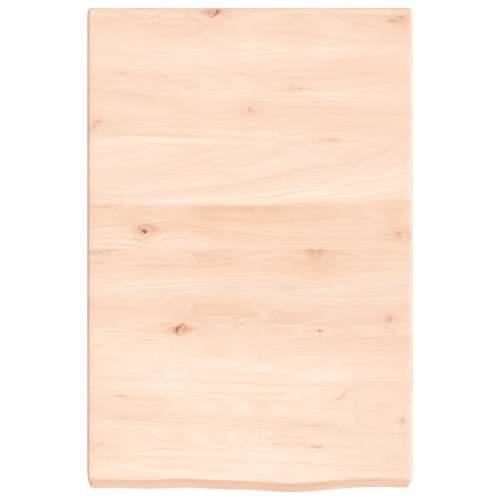 Kupaonska radna ploča 40x60x(2-4) cm netretirano masivno drvo - Prirodna 40 x 60 x 4 cm Cijena