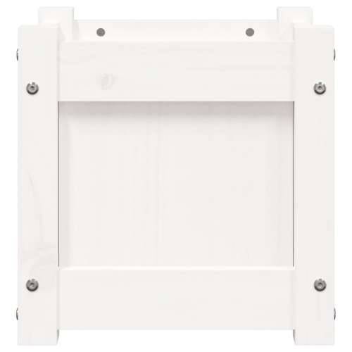 Vrtna sadilica bijela 31 x 31 x 31 cm od masivne borovine Bijela boja bora 1 Cijena