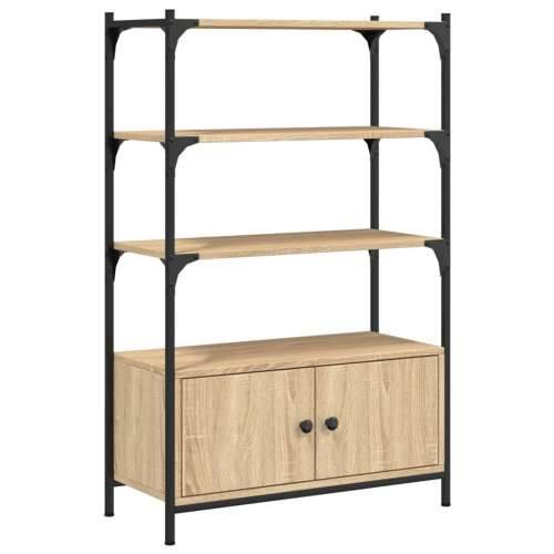 Regal za knjige s 3 razine boja hrasta 70x30x109,5 cm drveni - sonoma hrast 1 70 cm Cijena