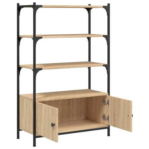 Regal za knjige s 3 razine boja hrasta 70x30x109,5 cm drveni - sonoma hrast 1 70 cm Cijena