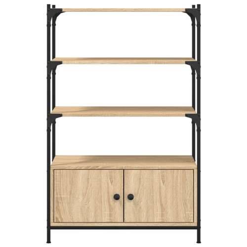 Regal za knjige s 3 razine boja hrasta 70x30x109,5 cm drveni - sonoma hrast 1 70 cm Cijena
