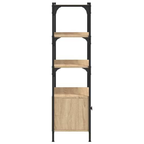 Regal za knjige s 3 razine boja hrasta 70x30x109,5 cm drveni - sonoma hrast 1 70 cm Cijena