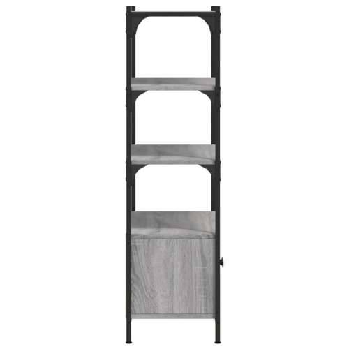 Regal za knjige 3 razine siva boja hrasta 70x30x109,5 cm drveni - Sivi hrast sonoma 1 70 cm Cijena