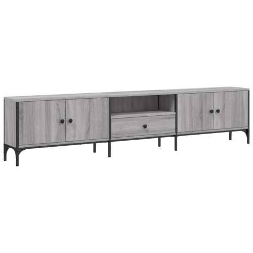 TV ormarić s ladicom boja hrasta 200x25x44 cm konstruirano drvo - Sivi hrast sonoma 1 Cijena