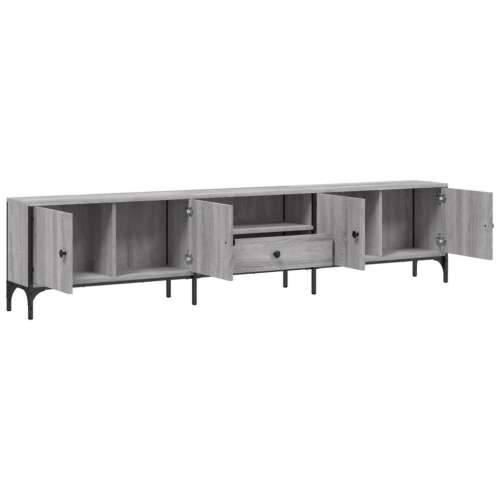 TV ormarić s ladicom boja hrasta 200x25x44 cm konstruirano drvo - Sivi hrast sonoma 1 Cijena