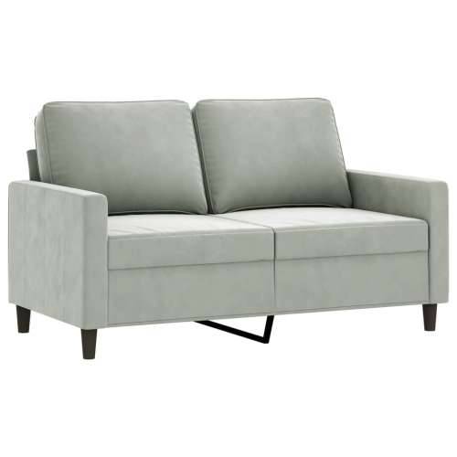 4-dijelni set sofa s jastucima svjetlosivi baršunasti Cijena