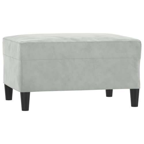 4-dijelni set sofa s jastucima svjetlosivi baršunasti Cijena