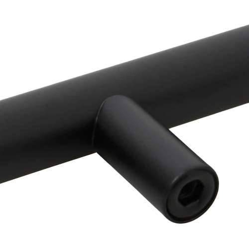 Ručke za ormarić 5 kom crne 192 mm od nehrđajućeg čelika - Crna 192 mm 5 Cijena