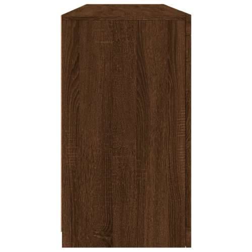 Komoda s LED svjetlima boja smeđeg hrasta 163x37x67 cm - Smeđi hrast 1 Cijena