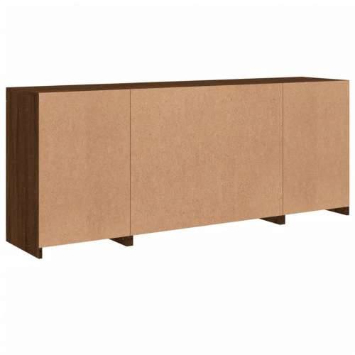 Komoda s LED svjetlima boja smeđeg hrasta 163x37x67 cm - Smeđi hrast 1 Cijena