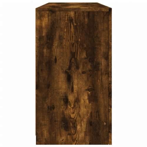 Komoda s LED svjetlima boja dimljenog hrasta 142,5x37x67 cm - Dimljeni hrast 1 Cijena