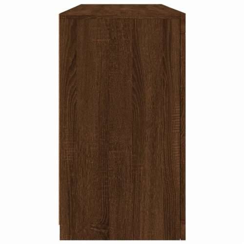 Komoda s LED svjetlima smeđa boja hrasta 142,5x37x67 cm - Smeđi hrast 1 Cijena