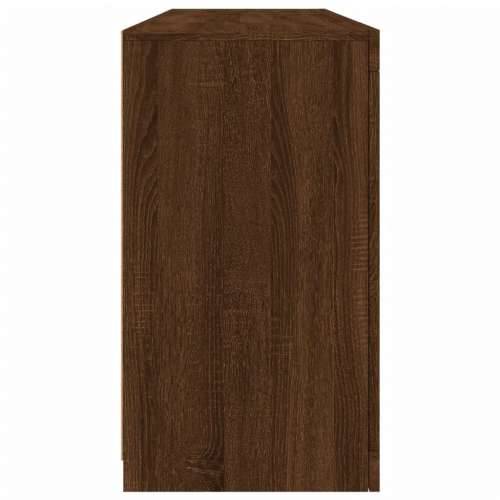 Komoda s LED svjetlima boja smeđeg hrasta 163x37x67 cm - Smeđi hrast 1 Cijena