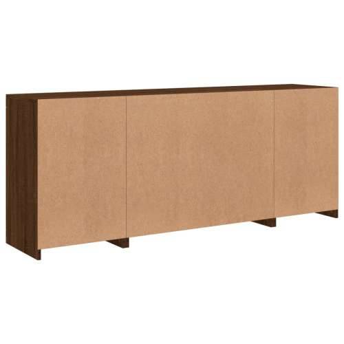 Komoda s LED svjetlima boja smeđeg hrasta 163x37x67 cm - Smeđi hrast 1 Cijena