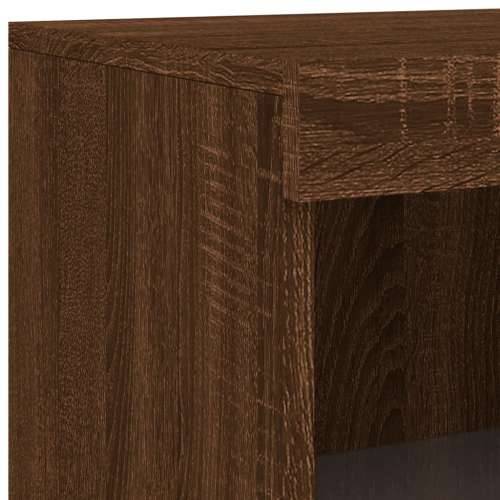 Komoda s LED svjetlima boja smeđeg hrasta 162x37x100 cm - Smeđi hrast 1 Cijena