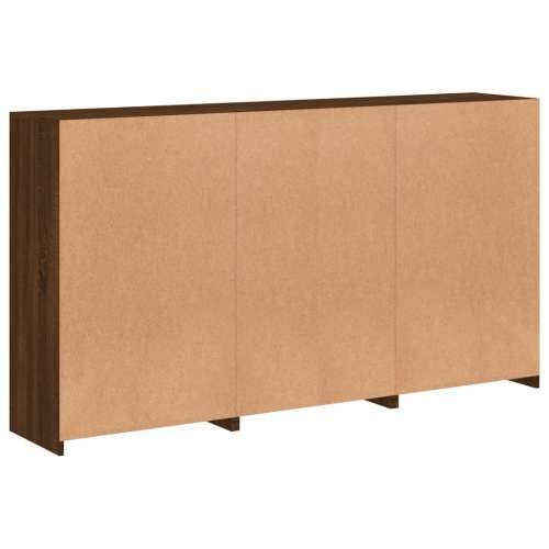 Komoda s LED svjetlima boja smeđeg hrasta 181,5x37x100 cm - Smeđi hrast 1 Cijena