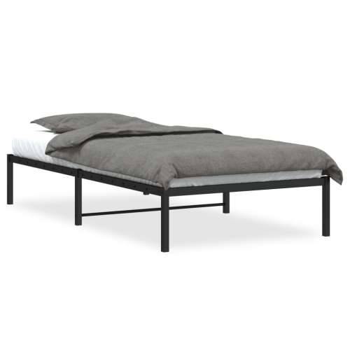 Metalni okvir za krevet crni 100 x 190 cm - Crna 100 x 190 cm Cijena